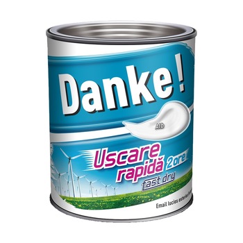 Vopsea lucioasa Danke Exterior Alb 2.5L Vopsea lucioasa Danke Exterior Alb 2.5L