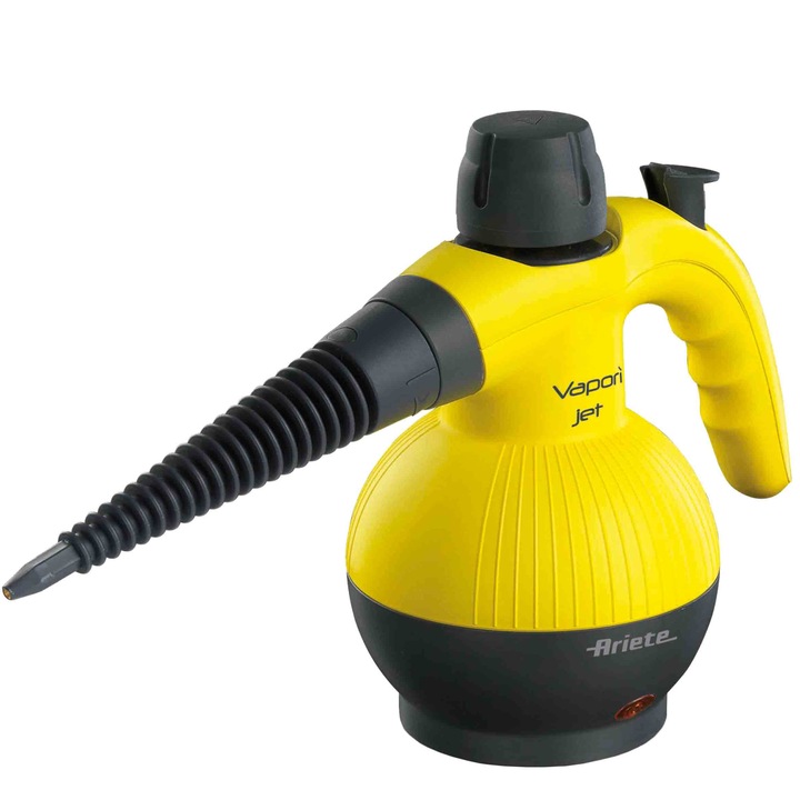 Aparat curatat cu aburi Ariete Vaporì Jet 4132, 900W, 3.5bar, 0.25 L, Galben