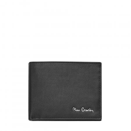 Portofel barbati din piele naturala Pierre Cardin PCL02403, Negru