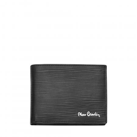 Portofel barbati din piele naturala Pierre Cardin PCL02004, Negru