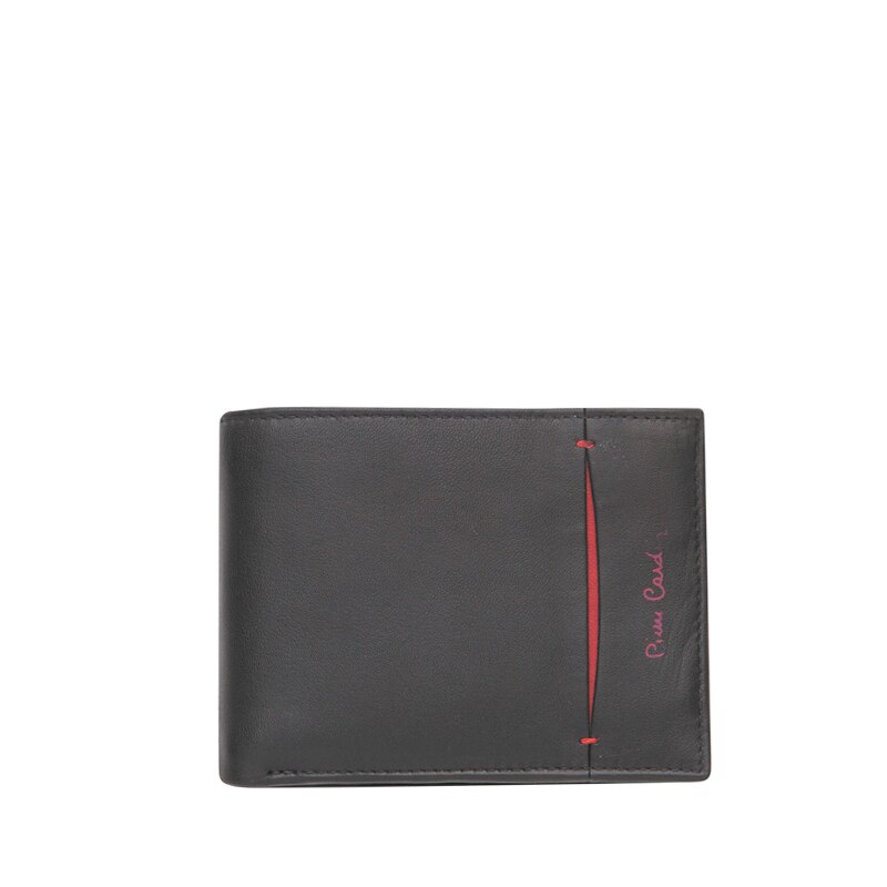 Portofel barbati din piele naturala Pierre Cardin PCL02009, Negru