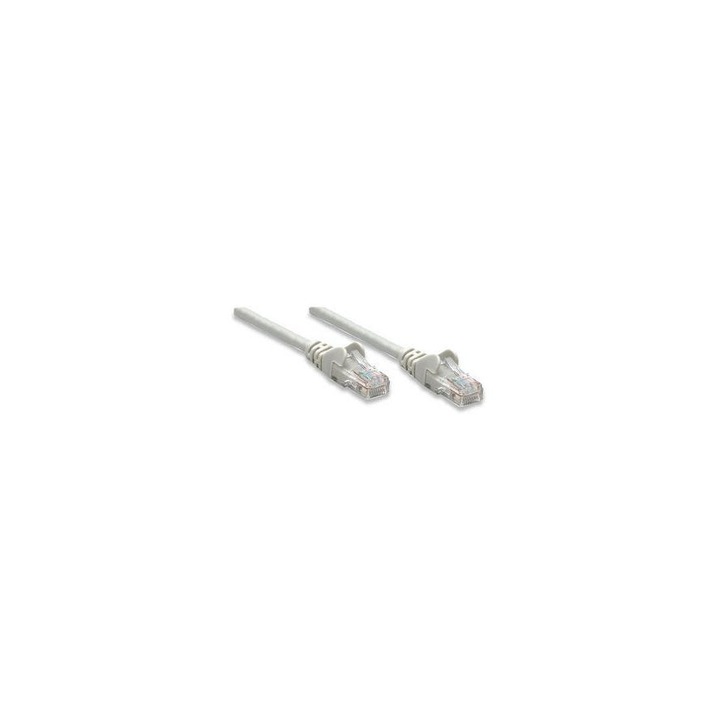 RJ45 пачкорд кабел, кат. 5e UTP, 20m сив - 100% мед