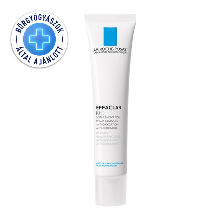 La Roche-Posay, EFFACLAR K (+) bőrkiegyenlítő krém zsíros bőrre, 40ml
