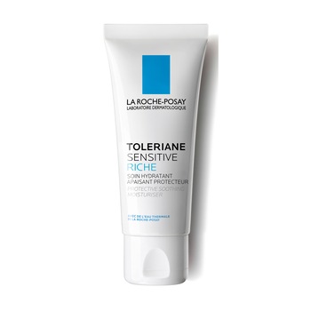 Crema hidratanta prebiotica la Roche Posay Toleriane Sensitive Riche pentru pielea uscata, 40ml Crema hidratanta prebiotica la Roche Posay Toleriane Sensitive Riche pentru pielea uscata, 40ml