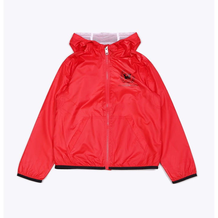 Jacheta de ploaie copii Diesel, rosie , unisex, 5-6 ani