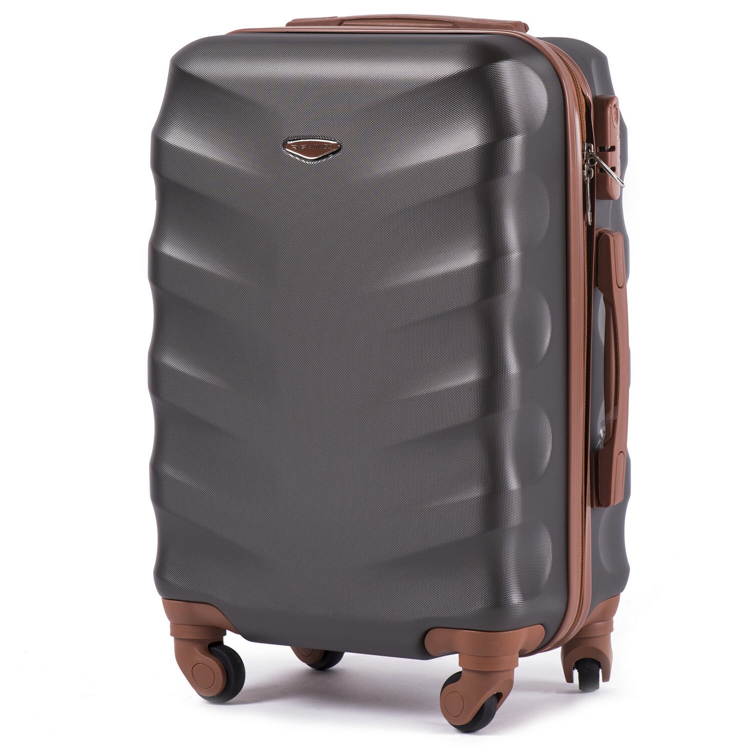 Troler Cabina, WINGS, ALBATROSS, ABS, 4 Roti, 55 cm, Negru