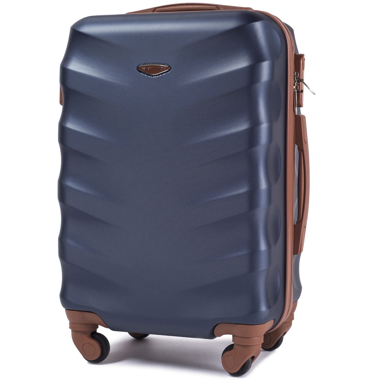 Troler Cabina, WINGS, ALBATROSS, ABS, 4 Roti, 55 cm, Bleumarin