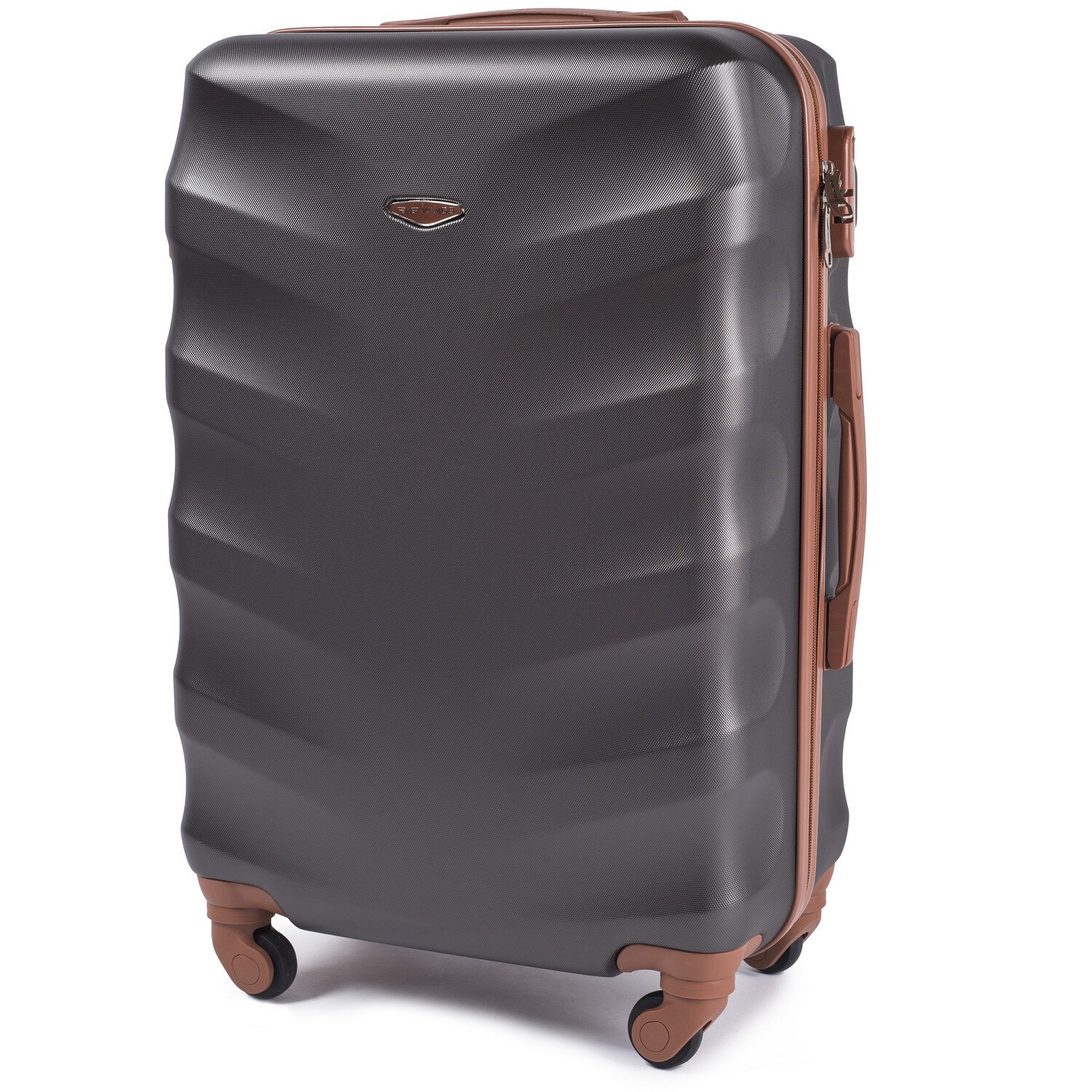 Troler Mediu, WINGS, ALBATROSS, ABS, 4 Roti, 65 cm, Negru
