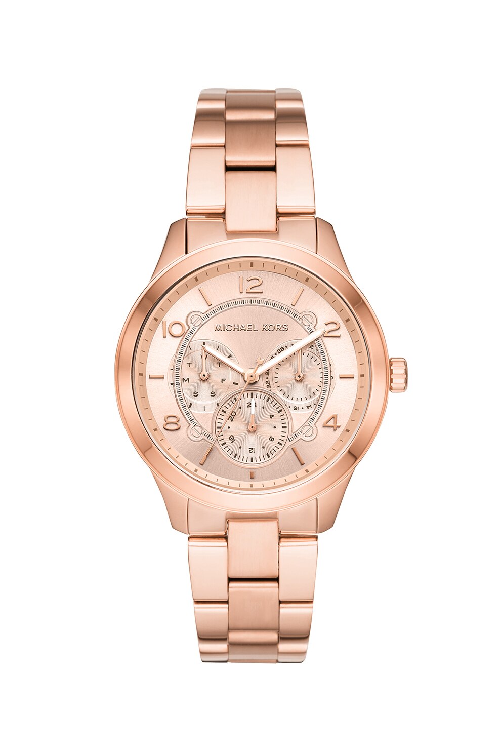 Michael Kors, Ceas din otel inoxidabil Runaway, Auriu rose