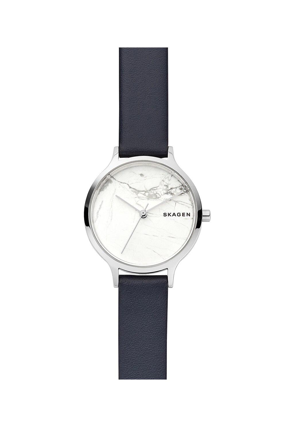 Skagen, Ceas cu cadran din turcoaz alb Anita, Bleumarin inchis/Argintiu