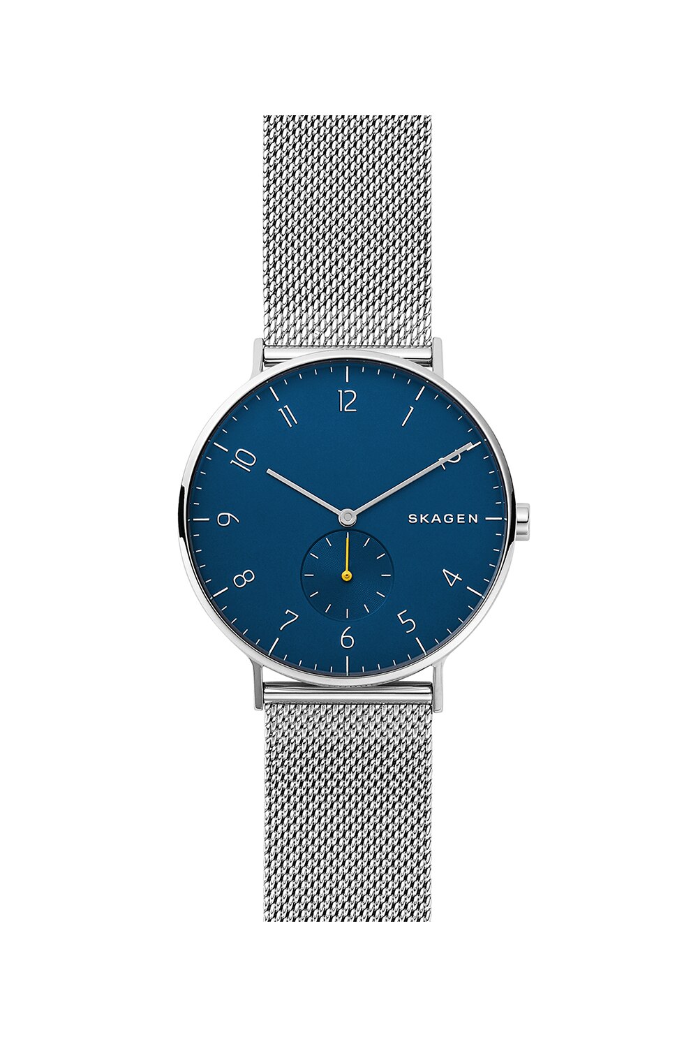Skagen, Ceas cu bratara cu aspect de plasa Aaren, Argintiu