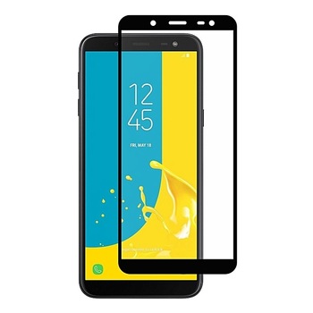 Folie sticla securizata Full Cover Full Glue pentru Samsung Galaxy J6 (2018), Negru Folie sticla securizata Full Cover Full Glue pentru Samsung Galaxy J6 (2018), Negru