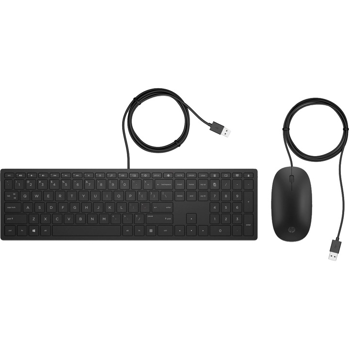 Kit mouse + Tastatura HP Pavilion 400, Negru