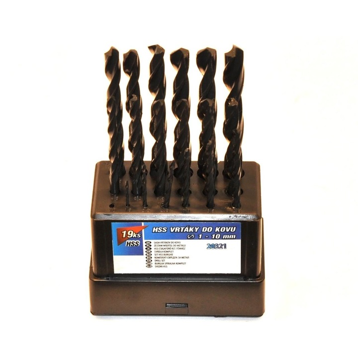 Set burghie metal 19buc 1-10MMx 0,5MM 20321