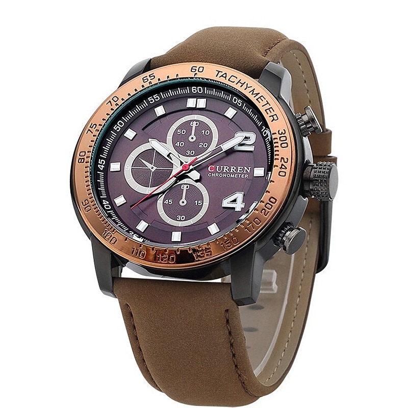 Ceas barbatesc Curren 8190 - JW862 maro