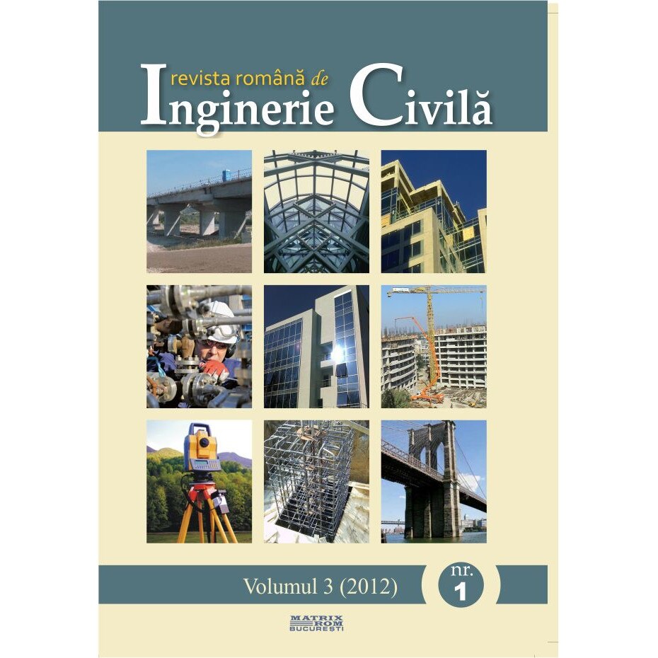 Revista romana de inginerie civila 2/2012, Colectiv autori