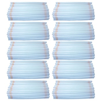 Pachet 100 bucati - Saci rafie 50x100cm, Sac rezistent din rafie, Alb cu dungi rosii Pachet 100 bucati - Saci rafie 50x100cm, Sac rezistent din rafie, Alb cu dungi rosii