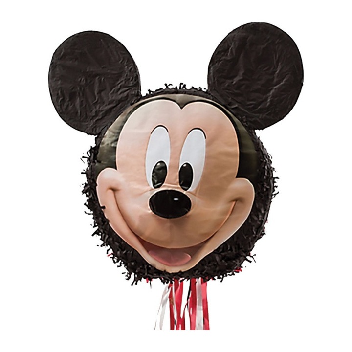 Pinata Disney Mickey Mouse cu sfori, Amscan 9903155, 1 buc