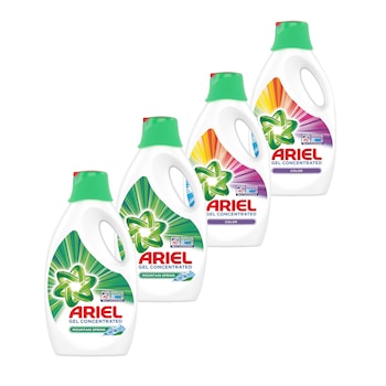 Pachet promo 4 x Detergent lichid Ariel Mountain Spring & Color, 40 spalari, 2.2L Pachet promo 4 x Detergent lichid Ariel Mountain Spring & Color, 40 spalari, 2.2L