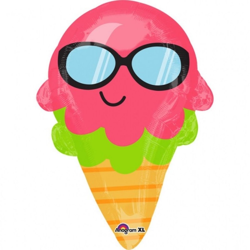 Balon Folie Figurina Con de Inghetata - 35 x 53 cm, Amscan 35043