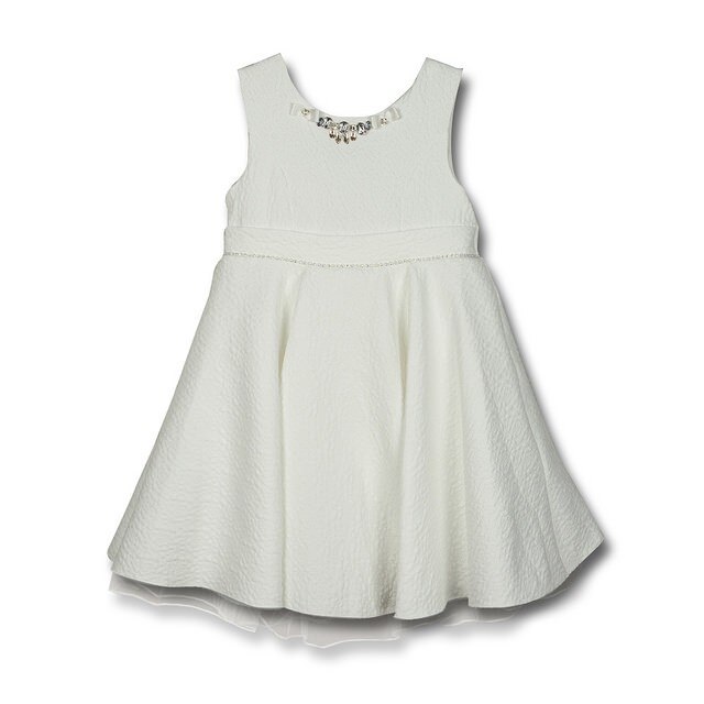 Rochie fete Retro 15045 Ivoire