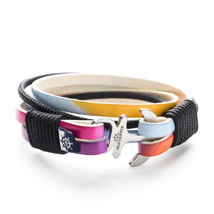 PHOENIX unisex dupla bőr karkötő