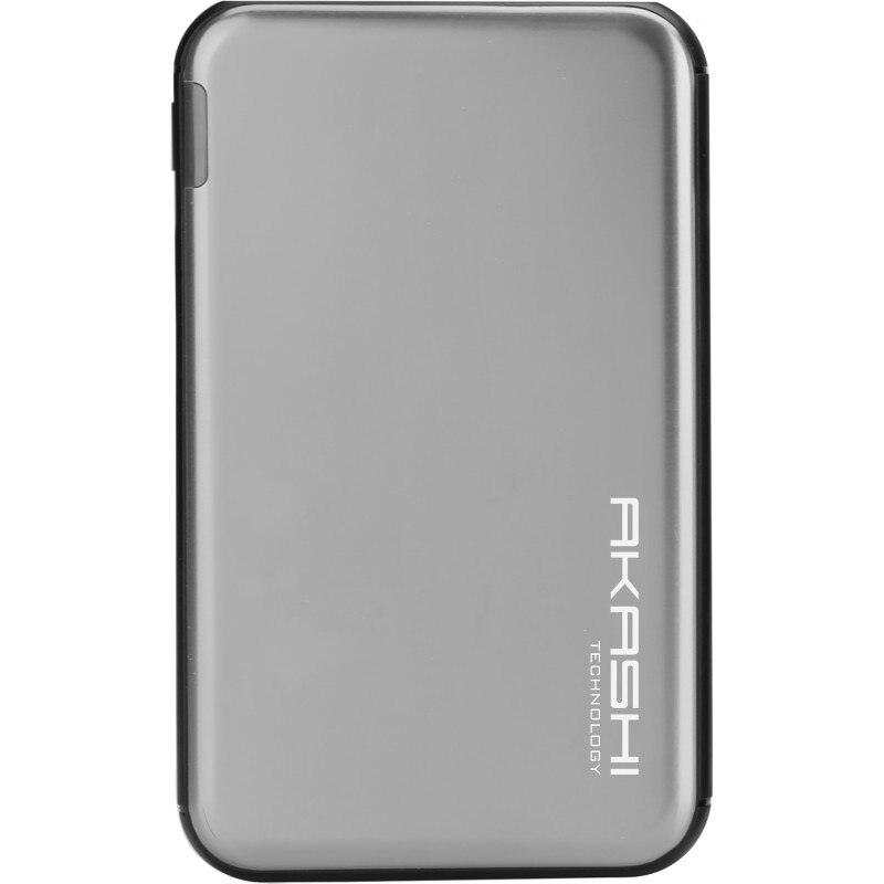Acumulator extern ultra-slim AKASHI aluminium 5000mAh Silver