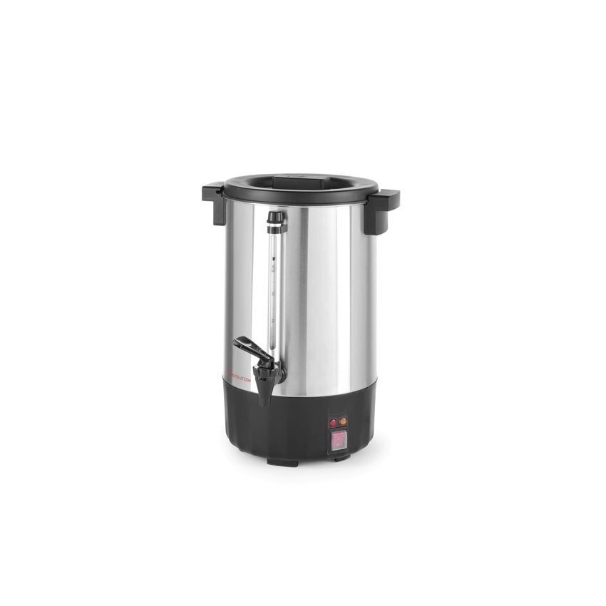 Cafetiera profesionala / . Percolator 8 lt, Revolution by Hendi, corp si element incalzire inox, 950W,29x33x (H) 40 cm
