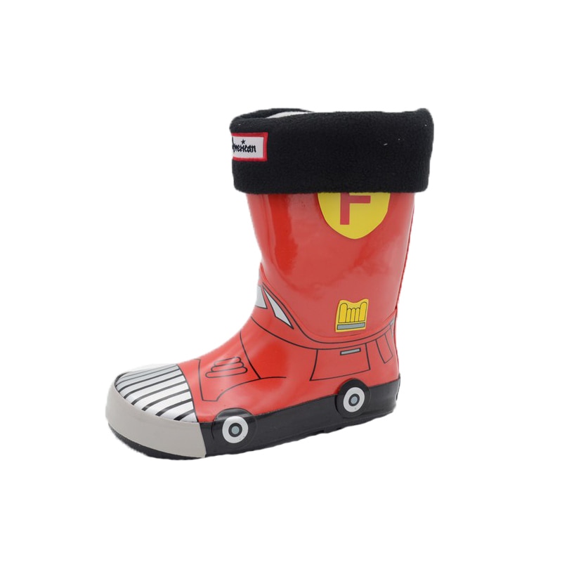 Cizme din cauciuc, American Club, Rosu