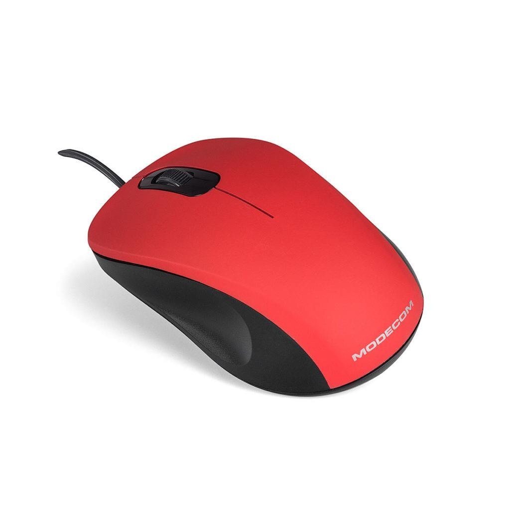Mouse Optic Modecom M10S, USB, Black-Red