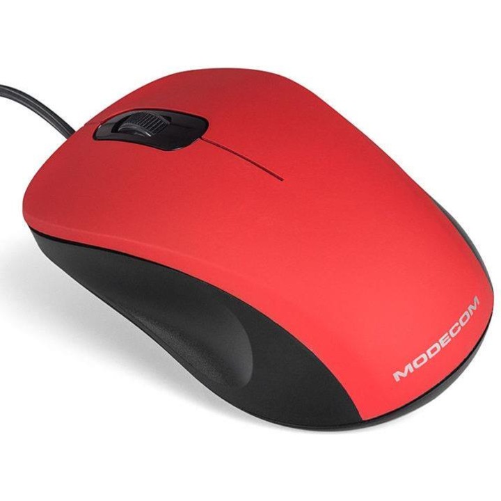 Mouse Optic Modecom M10S, USB, Black-Red