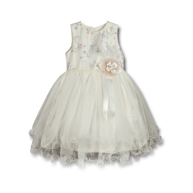 Rochie fete Princess Jacquelin 15101 Ivoire