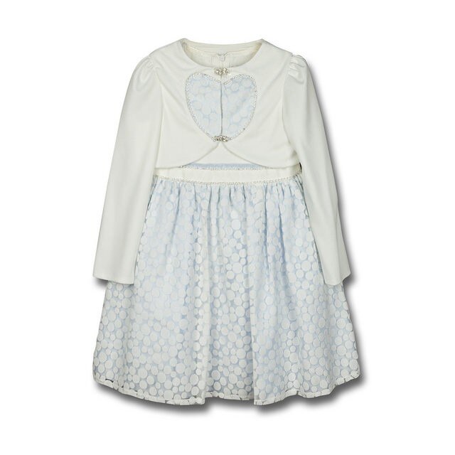 Compleu fete Dotty Heart 15049 Bleu