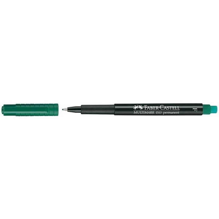 Marker permanent Faber-Castell Multimark, F, Verde