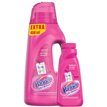 Solutie Indepartare Pete Vanish Pink 2L + 450 ml Cadou Solutie Indepartare Pete Vanish Pink 2L + 450 ml Cadou