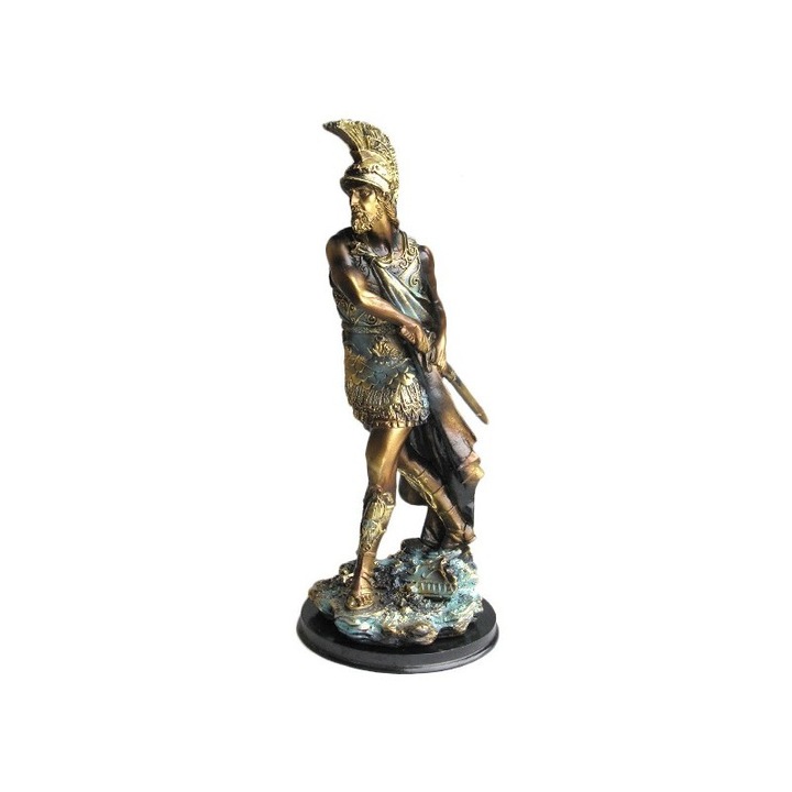 Statueta Soldat roman cu sabie in teaca 16x35 cm