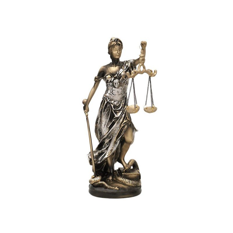 Statueta reprezentand justitia 8x28 cm, 552Y