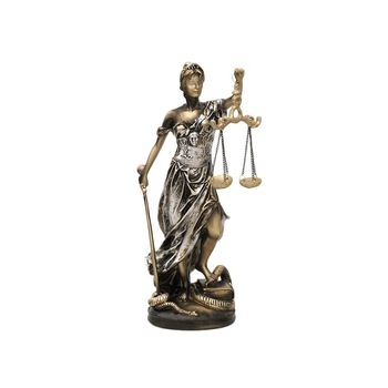 Statueta reprezentand justitia 8x28 cm, 552Y Statueta reprezentand justitia 8x28 cm, 552Y