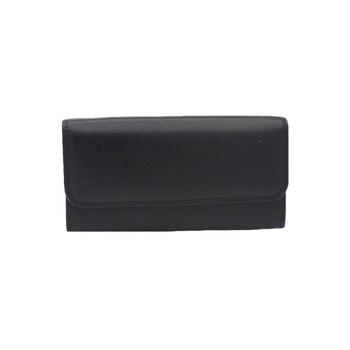 Portofel din piele dama Hassion A-02N, Negru Portofel din piele dama Hassion A-02N, Negru