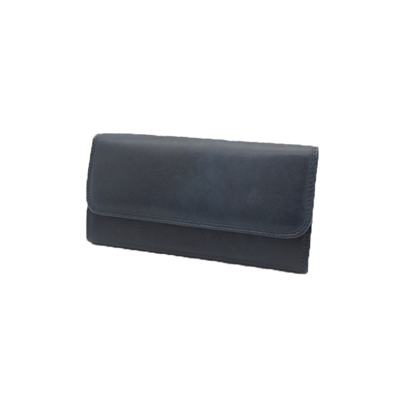 Portofel dama piele Hassion A-02, Bleumarin