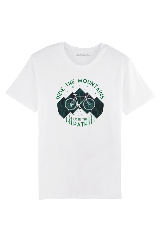Tricou MADMAN Lose the Path, barbati, alb