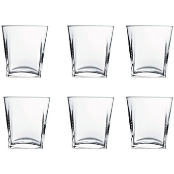 Set 6 Pahare Whisky, Pasabahce Carre, 194 ml Set 6 Pahare Whisky, Pasabahce Carre, 194 ml