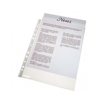Folie de protectie Esselte Economy, A4, 35 mic, set de 100 buc. Folie de protectie Esselte Economy, A4, 35 mic, set de 100 buc.