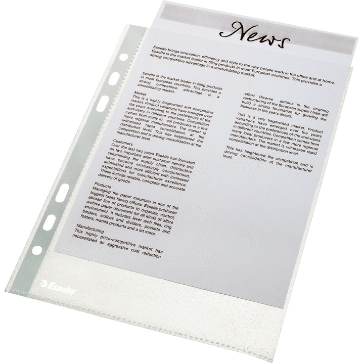 Защитно фолио Esselte A5, 46 микрона, 100 броя/комплект