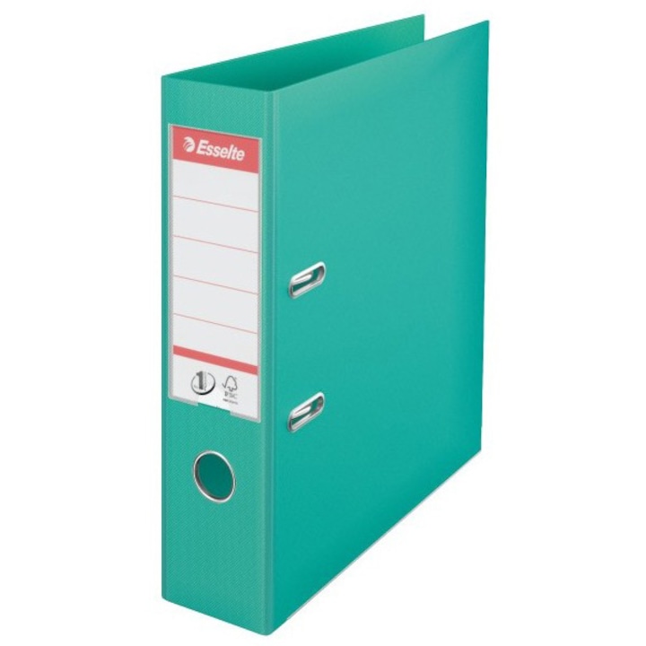 Класьор Esselte No.1 Power, PP/PP, A4, 75 мм, Мента