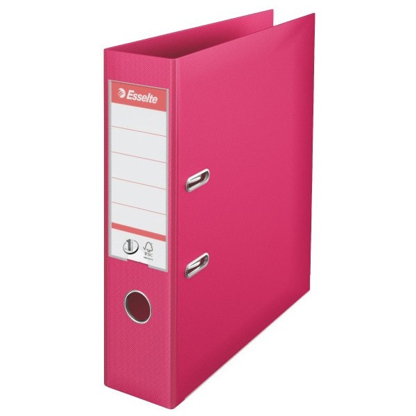 Biblioraft Esselte No.1 Power, PP/PP, A4, 7,5 cm, Fuchsia