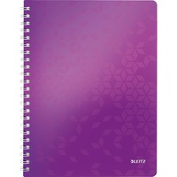 caiet de birou leitz wow pp a4 80 coli cu spira matematica mov imagen 33_0_
0