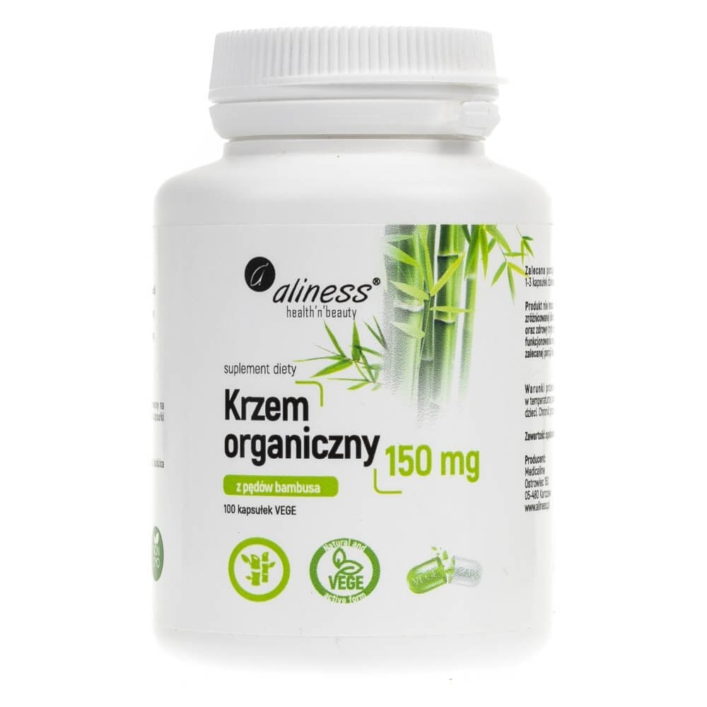 Supliment alimentar MedicaLine Silicon organic, 150 mg, 100 capsule