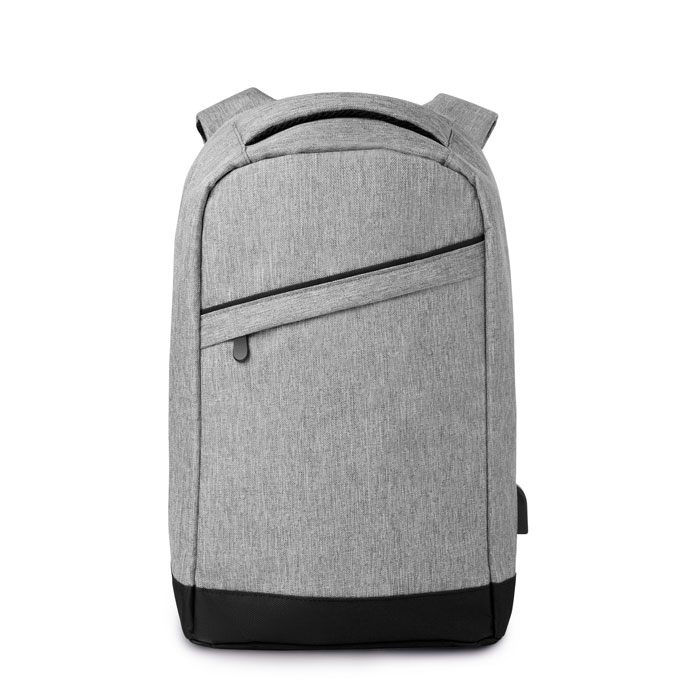 Rucsac cu bretele buretate Evolt, Laptop 13 inch, poliester, Gri