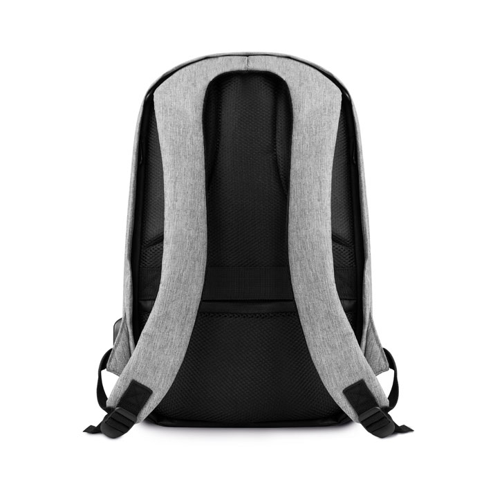 Rucsac cu bretele buretate Evolt, Laptop 13 inch, poliester, Gri
